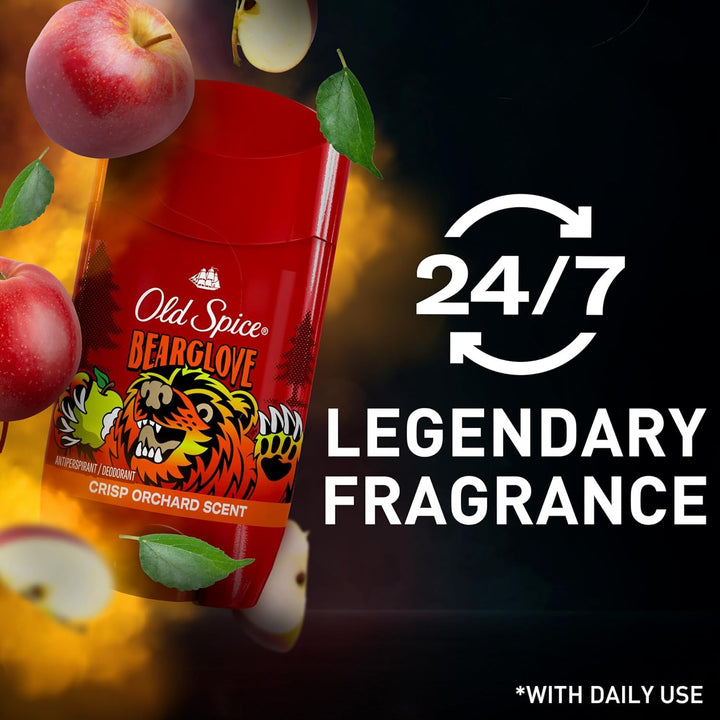 Old Spice Wild Collection Men's Deodorant, Bearglove 3 oz Retail $7.97