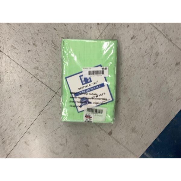 BESTSELECTED Curtain Panels - Light Green, 63" x 84" Retail $25.00