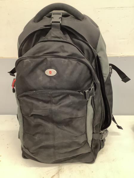 Swiss Gear Rolling Backpack - Black/Gray Retail $75.00