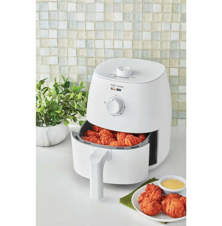 2.2 Qt Freidora De Aire Pequeña Blanco Para Cocina Negocio Papa Fritas En Oferta