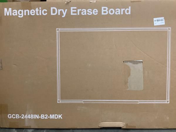 Magnetic Dry Erase Board GCB-2448IN-B2-MDK - Large Whiteboard, Framed Retail $54.99
