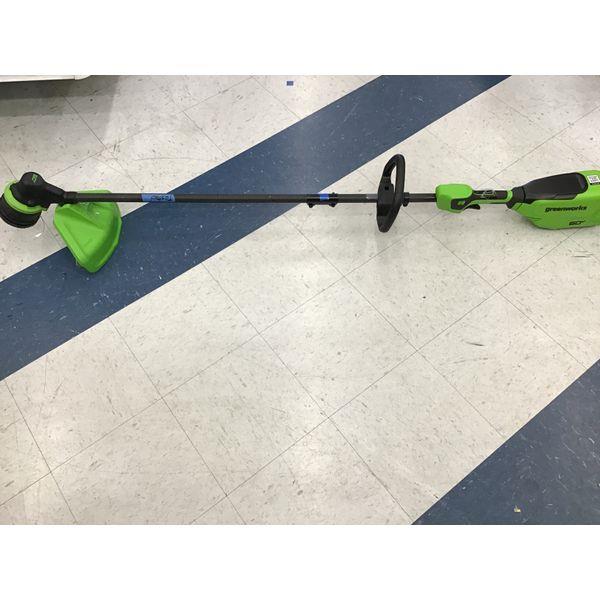 Greenworks 60V STC40006 String Trimmer - Cordless, 0.095in line, Spiral nylon line (NO BATTERY NO CHARGER) Retail $120.00
