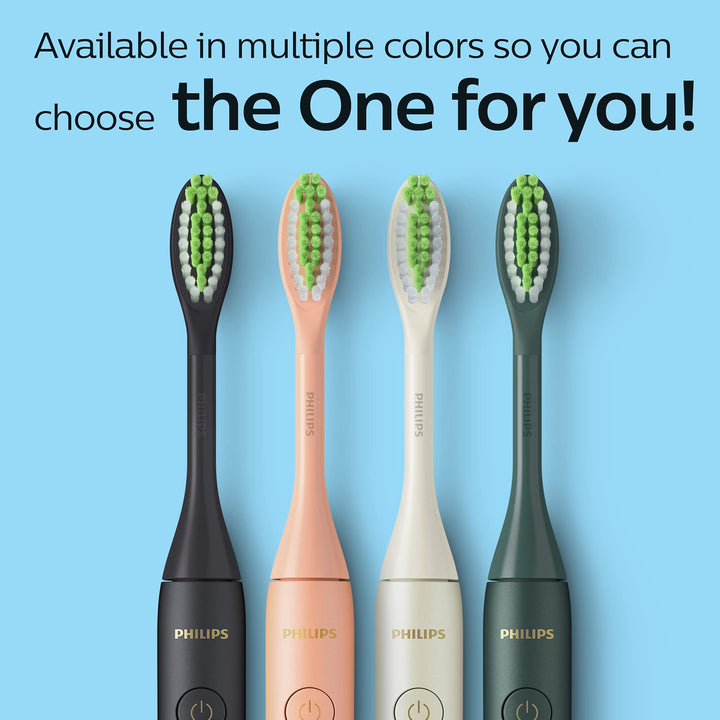 Philips Sonicare One by Sonicare Rechargeable Toothbrush, Sage, HY1200/28