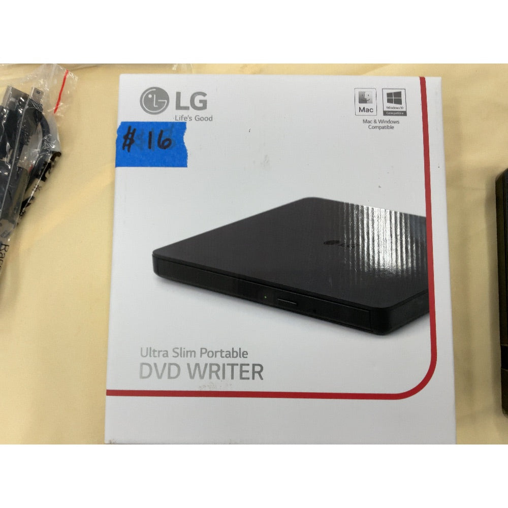 LG Ultra Slim Portable DVD Writer - Mac & Windows Compatible