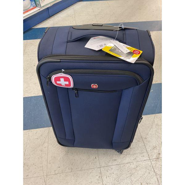 Wenger Swiss Gear Navy Blue Spinner Luggage Retail $91.00