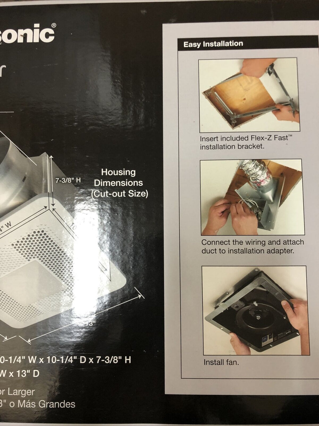 Panasonic Whisper Choice - 150 CFM Bathroom Fan - #RG-C1315LA