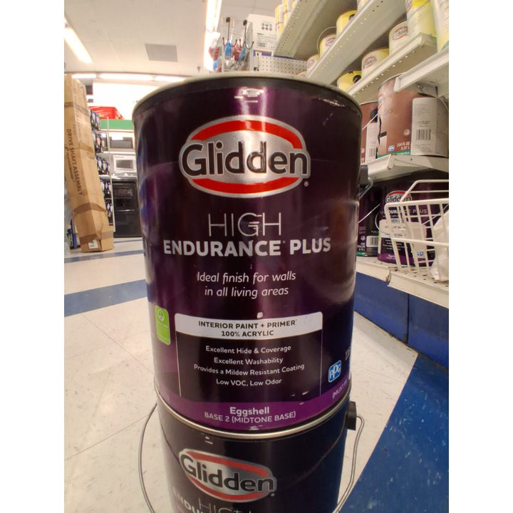 Glidden High Endurance Plus Interior Eggshell Medium Base Paint, 1 Gallon