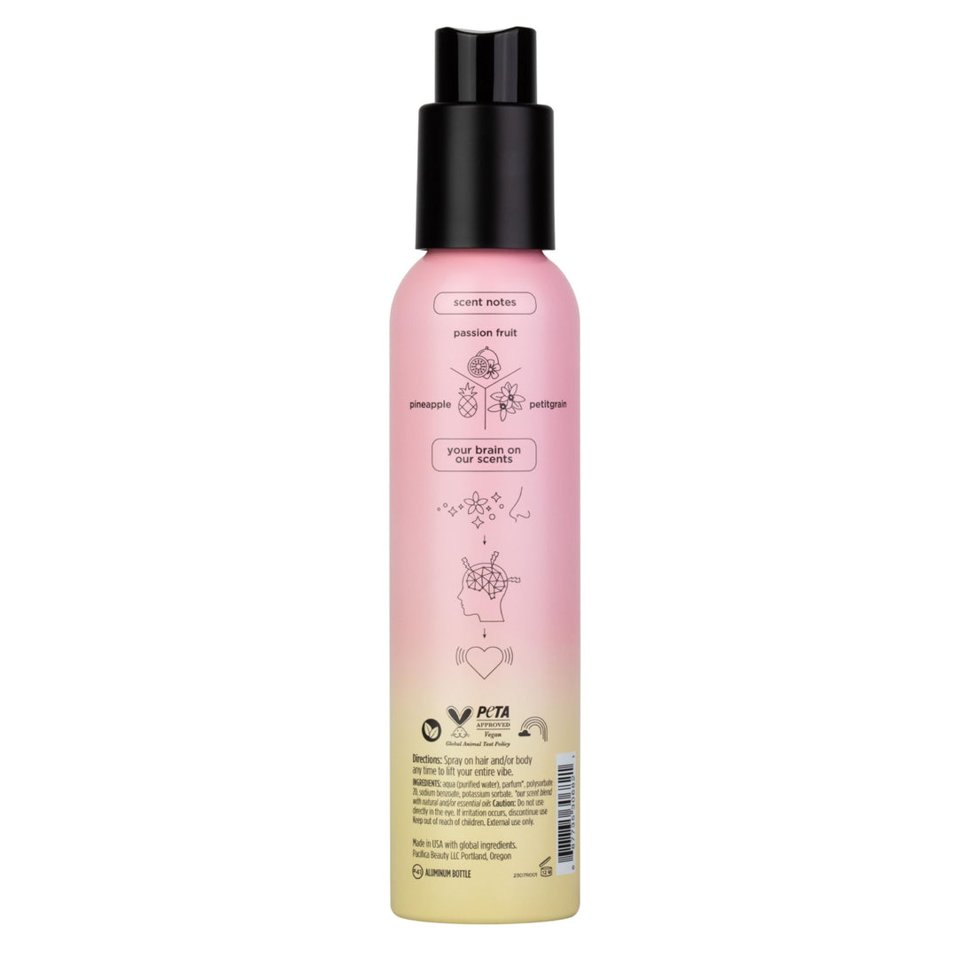 Pacifica Hair Mist Perfume & Full Body Spray for Women - Passion Fruit Body Mist Fragrance w/Pineapple, Orange Blossom, Vanilla, Sandalwood & Bergamot Ã¢â‚¬â€œ Alcohol-Free, Vegan & Cruelty-Free, 5 oz