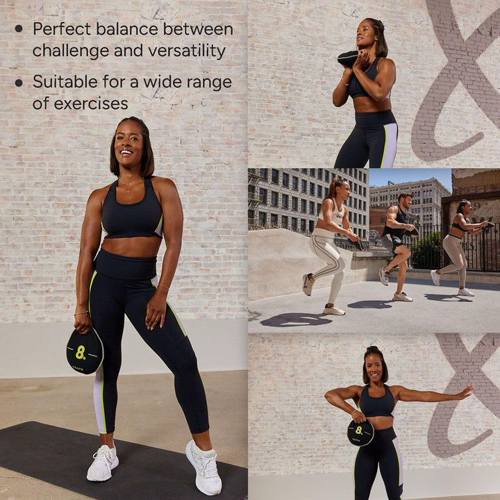 Centr By Chris Hemsworth Sand Bags, Long-Lasting Neoprene Free Weights, 8 lb, 2-Pack + 3-Month Membership
