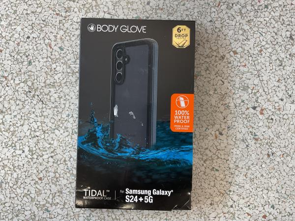 Body Glove Tidal Waterproof Phone Case for Samsung Galaxy S24+ 5G - Black/Clear Retail $22.88