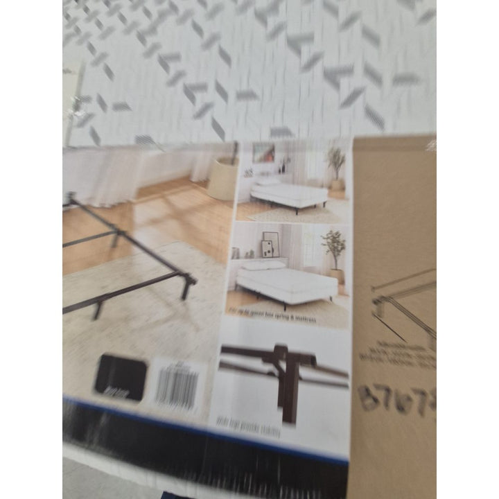 Adjustable Bed Frame - Grey Bed frame mattress, Adjustable Width, Mattress sold separately