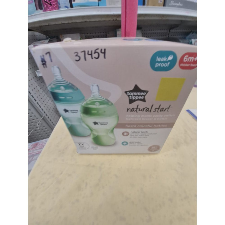 Tommee Tippee Natural Start Bottles, 6m+, Leak Proof