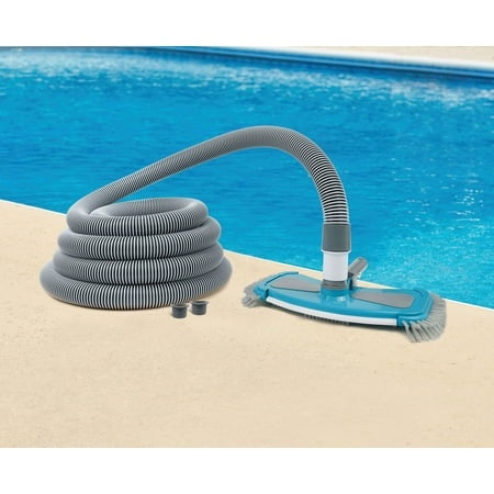 Mainstays Cleaning Kit for Pools - Two Piece - Teal & Grey & White