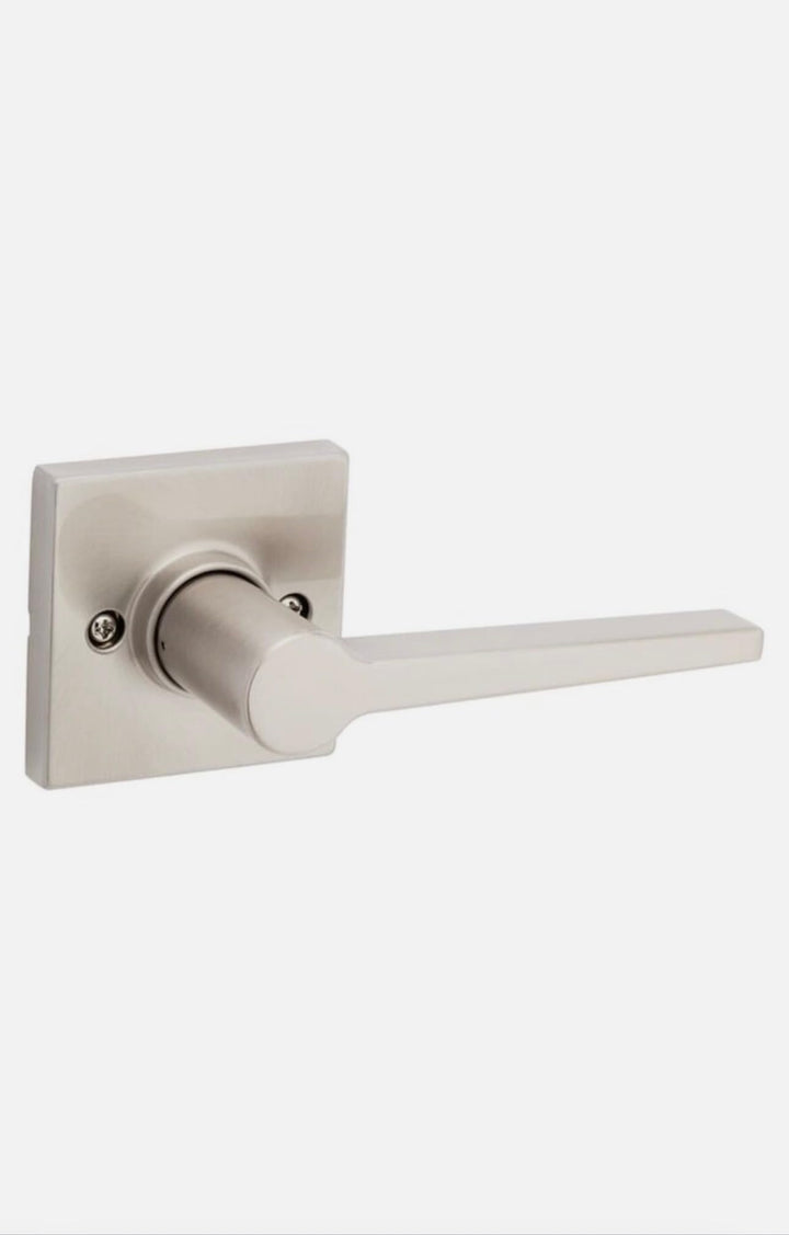Reliablit Satin Nickel Electronic Deadbolt with Keypad & Passage Door Handle