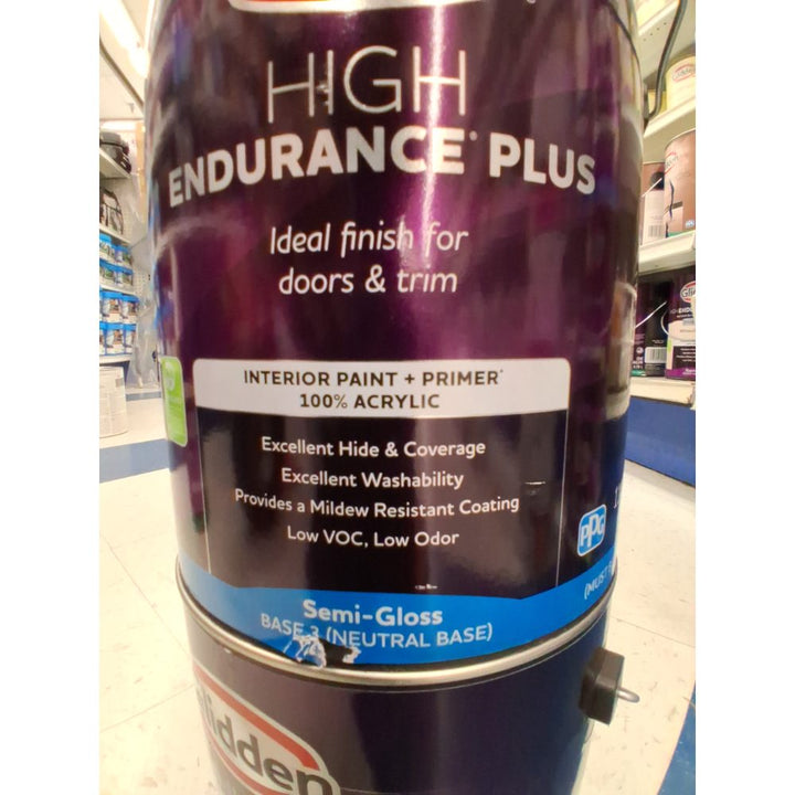 Glidden High Endurance Plus Interior Semi-Gloss Accent Base Paint, 1 Gallon