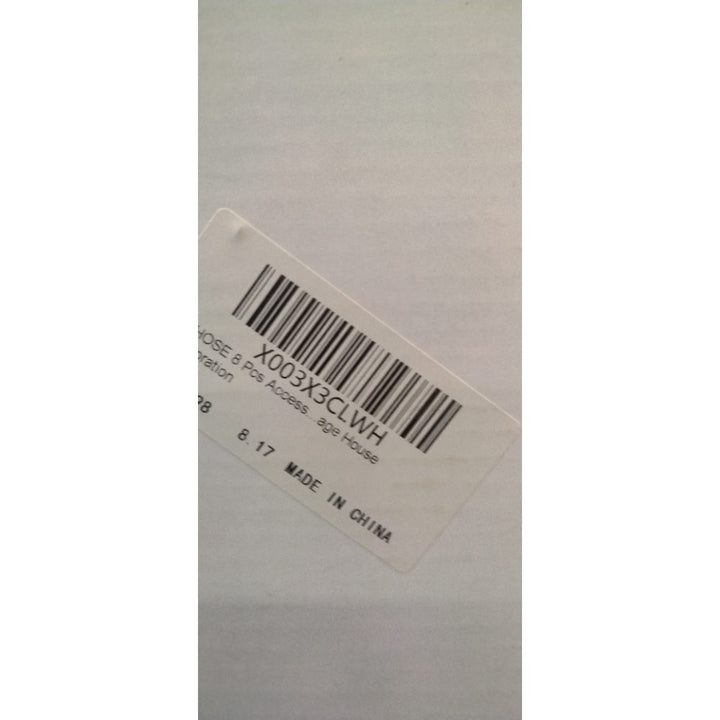 VIHOSE 8 Pcs Christmas Village Light Accessory Cord with 5 LED Night Light Bulbs C7 Light Bulbs 9 ft Light Bulb Socket for Holiday Decoration and Craft Village House Decoration