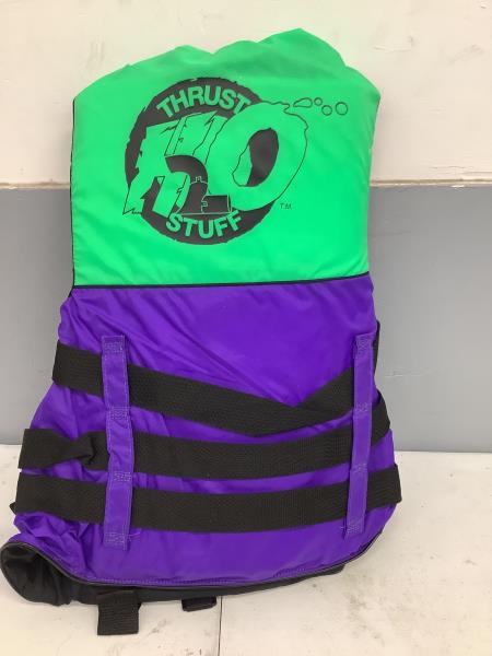 Thrust 60 Ski Pro Adult Large/X-Large Life Vest - Green/Purple Retail $64.99