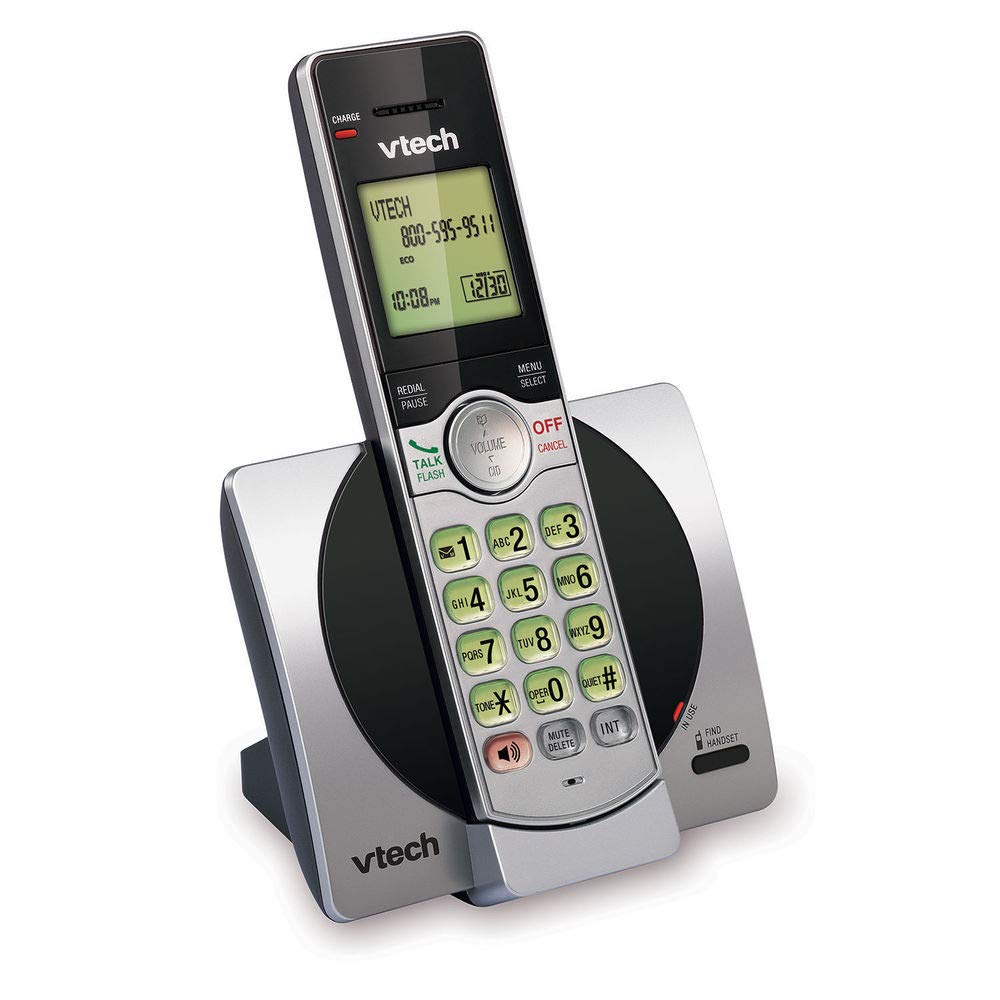VTech CS6919 Expandable Cordless Phone, Silver/Black(Renewed)