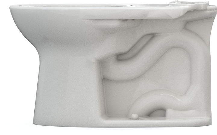 TOTO Drake Elongated Universal Height TORNADO FLUSH Toilet Bowl with CEFIONTECT, Cotton White - C776CEFG#01