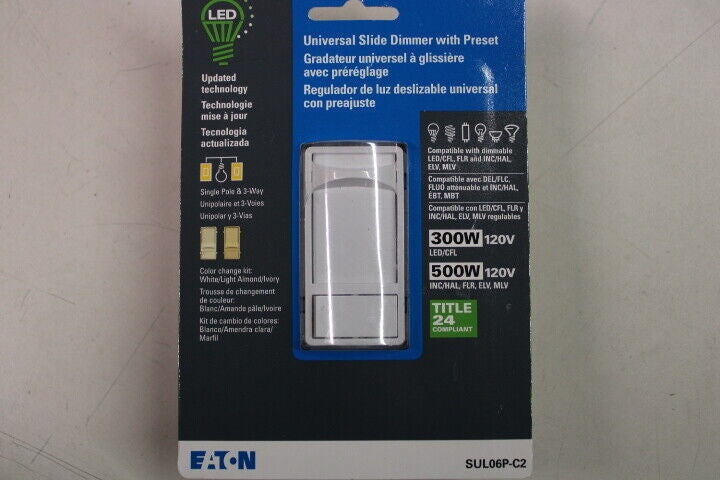 Eaton NSB SUL06P-C2-KB-LW Light and Dimmer Switches EA