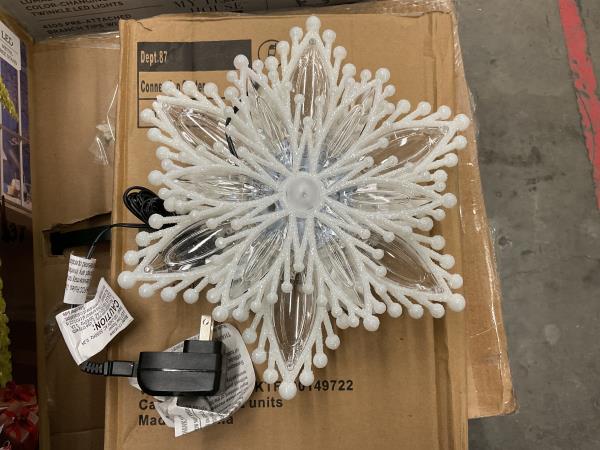 J Hofert 15-1/2 In. Incandescent Lighted Snowflake Retail $26.99