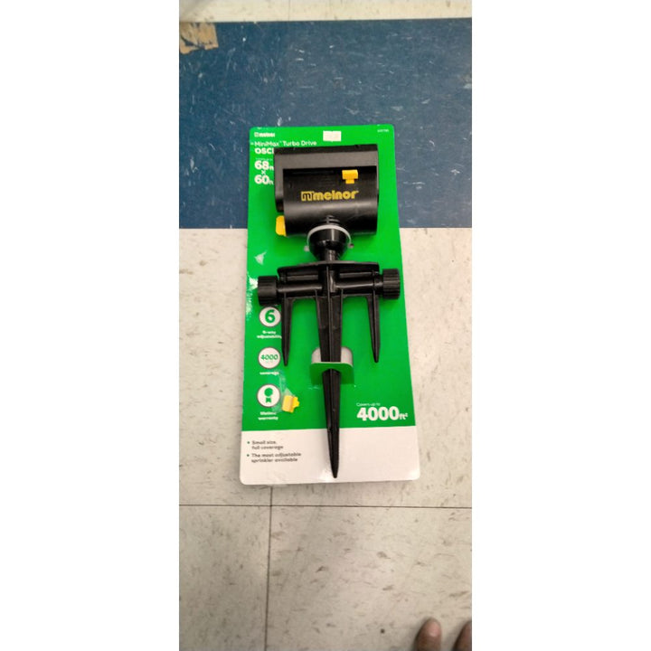 Melnor MiniMax Turbo Drive Oscillating Sprinkler 4000' Ft Coverage (CC)