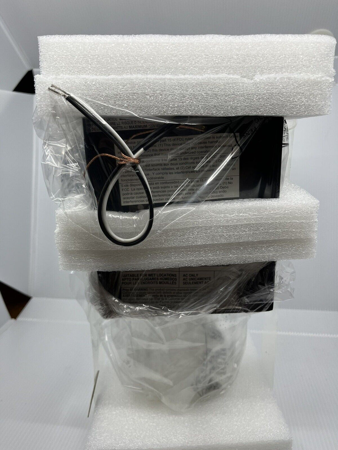 Origin 21 Smithfield LED Wall Lantern Matte Black Finish Clear Seeded Glass