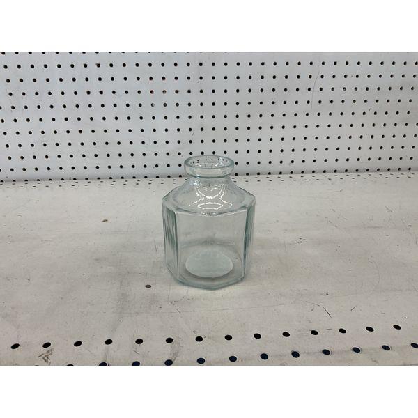 Hearth & Hand Vase, Floral Display, Clear Glass, Decorative Accent Retail $9.99