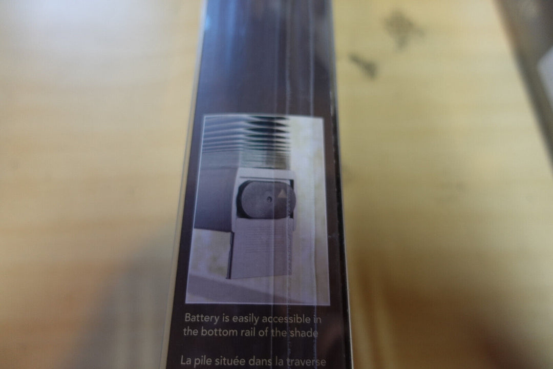 Allen + Roth 35-in X 72-in Motorized Cellular Shade, Gray