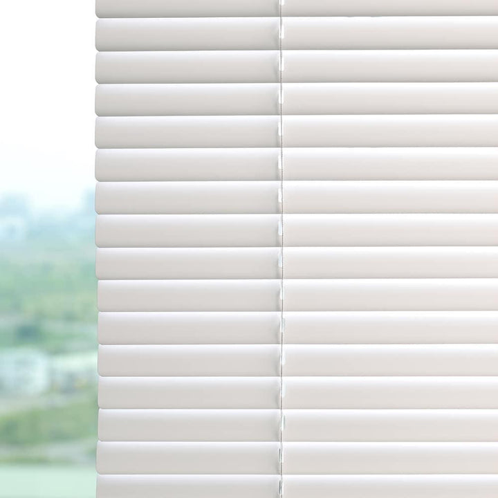 Light Filtering 1-in Slat Width 34-in X 64-in Cordless White Vinyl Light Mini