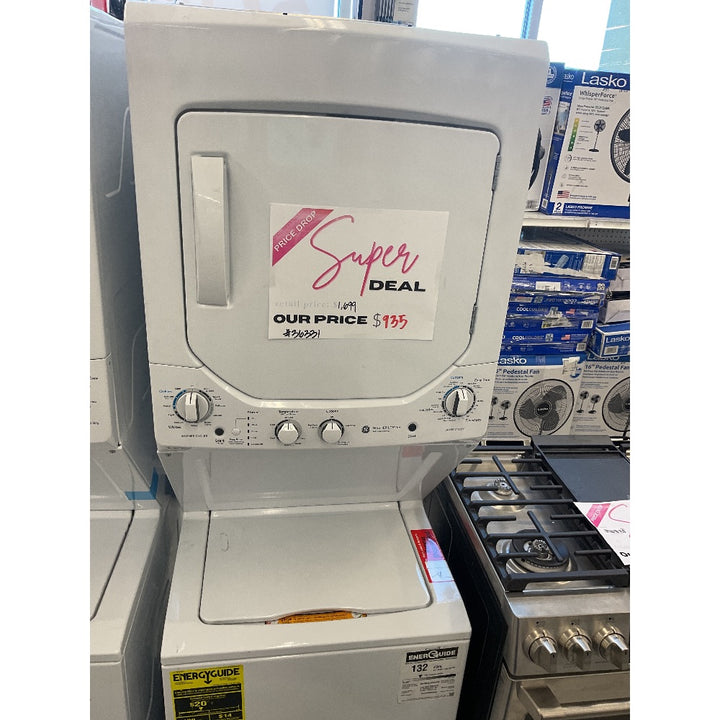 GE Washer/Dryer Combo - Auto-Load Sensing - White