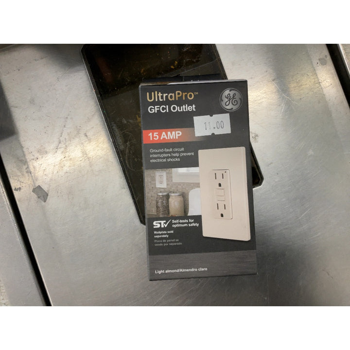 UltraPro GFCI Outlet - 15 AMP, Light Almond