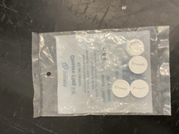 Sigma Closure Plug Kit - Threaded Knockouts, Bronze & White Retail $8.00