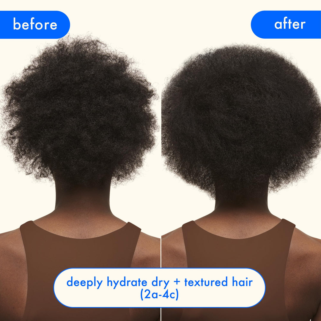amika hydro rush intense moisture conditioner with hyaluronic acid, 1000ml | for dry, textured, or coarse hair types 2a-4c, long-lasting hydration, color-safe, keratin + chemically treated safe