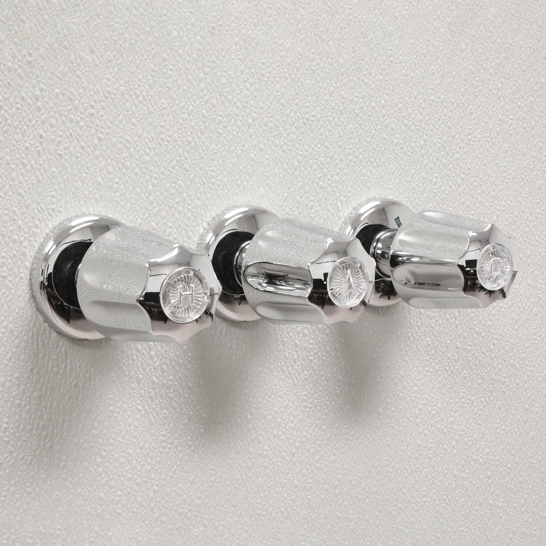 DANCO Bathtub and Shower 3-Handle Remodel/Rebuild Trim Kit for Gerber Faucets | Knob Handle | 11B-1H, 11B-1C, 11B-4D | Chrome (39617)