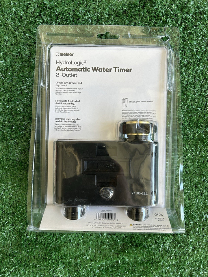 Melnor HydroLogic Digital Electronic Automatic Water Timer 2-Outlet - 5116644