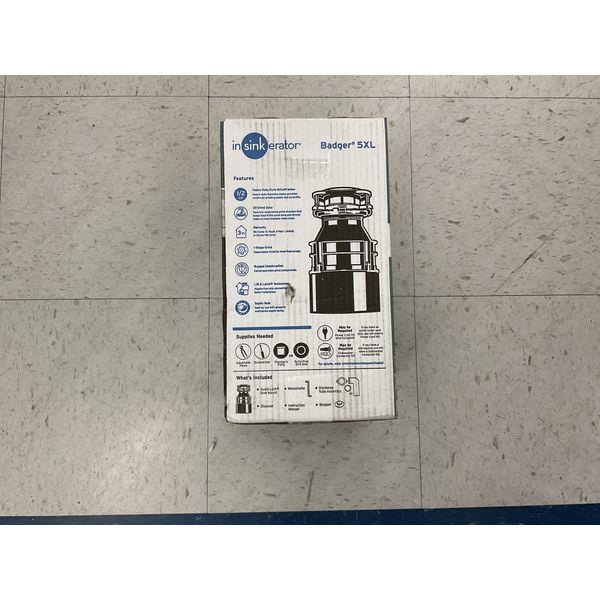InSinkErator Badger 5XL - 1/2 HP, Standard Series, Durable Retail $140.00