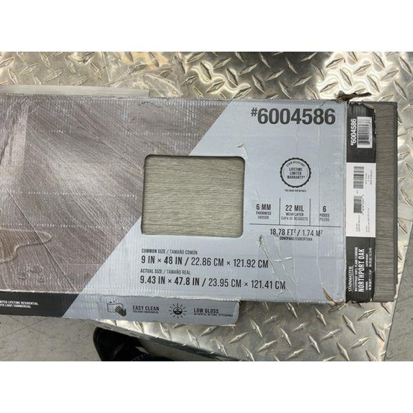 STAINMASTER Waterproof Vinyl Plank Flooring - Northport Oak, ActiveLife Shield, Enhanced Durability Retail $60.00