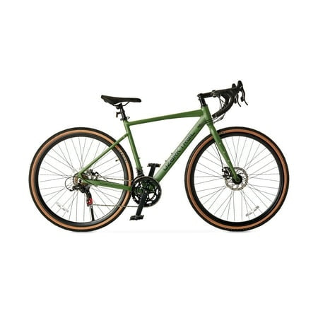 700c Ozark Trail G.1 Explorer Drop Bar Gravel Bike  Small Frame  Fits Riders 5 1  - 5 5   Green  Adult