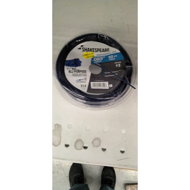 SHAKESPEARE 0.065  X 50  All Purpose Trimmer Line - Blue  Gear-Shaped (1 Count)