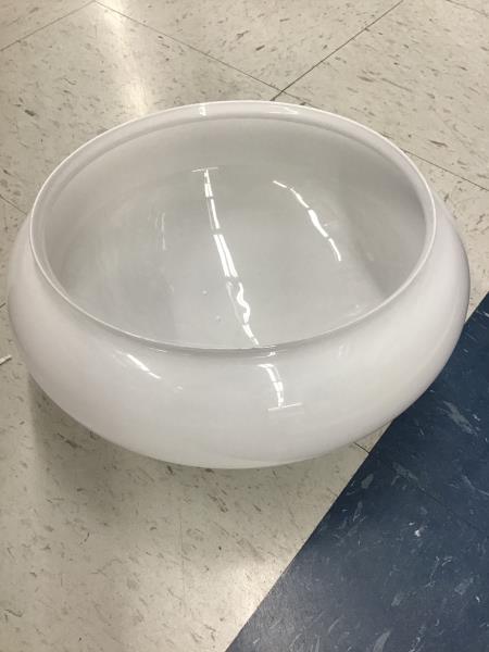 G4040-1PK White Glass Bowl Retail $25.00