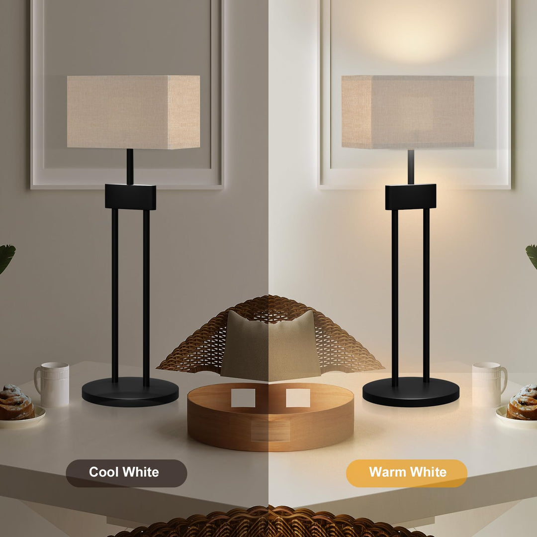 Lamp Shades Set of 2 Lampshades Lampshades Natural Linen Hand Crafted Easy Assembly Required Lamp Shades for Floor Lamps Lamp Shades for Table Lamps