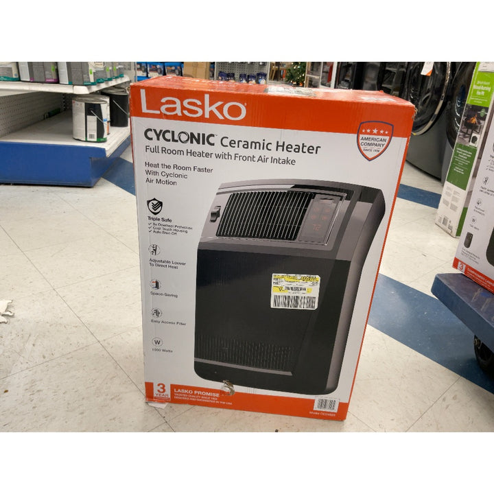 Lasko CYCLONIC Ceramic Heater - Full Room Heater, Front Air Intake