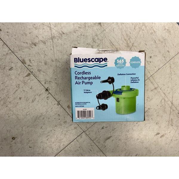 Bluescape Cordless Rechargeable Air Pump - 565 Airflow, Portable Inflator/Deflator Retail $20.00
