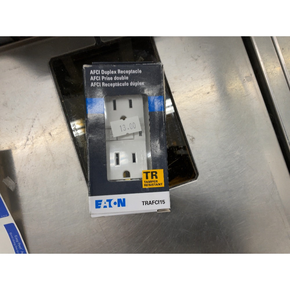 Eaton TRAFCI15 AFCI Duplex Receptacle - Tamper Resistant