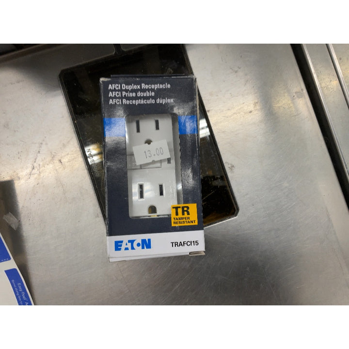 Eaton TRAFCI15 AFCI Duplex Receptacle - Tamper Resistant
