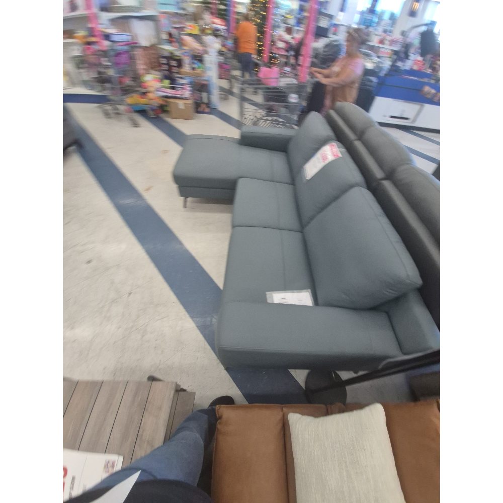 Furniture of America Sectional Sofa - Chaise Lounge, Modern Design, Gray