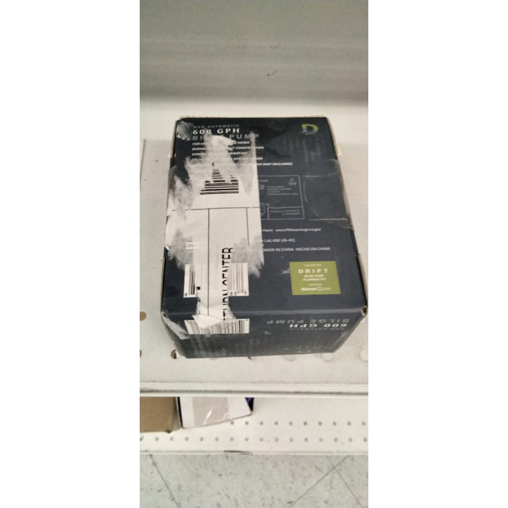 D DRIFT ALL THINGS WATER 600GPH Non-Automatic Submersible Bilge Pump