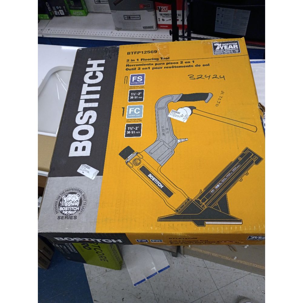 Bostitch Staples Flooring Pneumatic Nailer