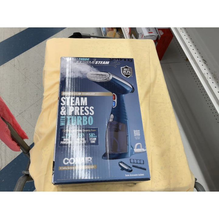 Conair Turbo Extreme Steam- Steam & Press - Kills 99.9% Bacteria
